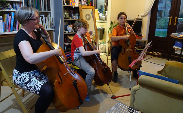 Violoncelle à Reading, UK